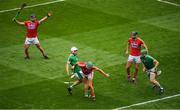 29 July 2018; Eoin Cadogan of Cork is tackled by Aaron Gillane of Limerick during the GAA Hurling All-Ireland Senior Championship semi-final match between Cork and Limerick at Croke Park in Dublin. Photo by Brendan Moran/Sportsfile