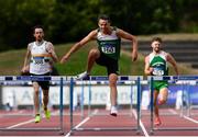 29 July 2018; Thomas Barr of Ferrybank A.C., Co. Waterford, on his way to winning the Senior Men 400mH event during the Irish Life Health National Senior T&F Championships Day 2 at Morton Stadium in Santry, Dublin. Photo by Sam Barnes/Sportsfile
