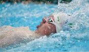 29 July 2018; James Symons competing in the 200 Meter Backstroke age 17 and over final during the Irish National Long Course Swimming Championships at the NSC in Abbotstown, Dublin. Photo by David Fitzgerald/Sportsfile