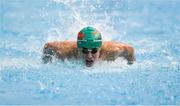 29 July 2018; Andrew Feenan competing in the 400 meter Medley Relay age 15 and over final during the Irish National Long Course Swimming Championships at the NSC in Abbotstown, Dublin. Photo by David Fitzgerald/Sportsfile