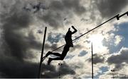 29 July 2018; Matthew Callinan Keenan of St. Laurence O'Toole A.C., Co. Carlow, competing in the Senior Men Pole Vault event during the Irish Life Health National Senior T&F Championships Day 2 at Morton Stadium in Santry, Dublin. Photo by Sam Barnes/Sportsfile