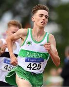 29 July 2018; Brian Fay of Raheny Shamrock A.C., Co. Dublin, competeing in the Senior Men 1500m event during the Irish Life Health National Senior T&F Championships Day 2 at Morton Stadium in Santry, Dublin. Photo by Sam Barnes/Sportsfile