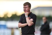 29 July 2018; Dundalk manager Stephen Kenny during the SSE Airtricity League Premier Division match between Dundalk and Bohemians at Oriel Park in Dundalk, Co Louth. Photo by Oliver McVeigh/Sportsfile