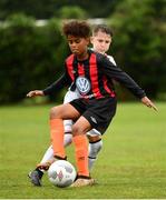 29 July 2018; Action from St Kevin's against Crumlin United, during Ireland's premier underaged soccer tournament, the Volkswagen Junior Masters. The competition sees U13 teams from around Ireland compete for the title and a €2,500 prize for their club, over the days of July 28th and 29th, at AUL Complex in Dublin. Photo by Seb Daly/Sportsfile