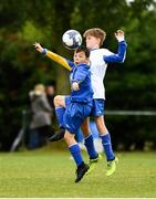 29 July 2018; Action from Newbridge Town against Tullamore Town, during Ireland's premier underaged soccer tournament, the Volkswagen Junior Masters. The competition sees U13 teams from around Ireland compete for the title and a €2,500 prize for their club, over the days of July 28th and 29th, at AUL Complex in Dublin. Photo by Seb Daly/Sportsfile