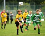 29 July 2018; Action from Aisling Annacotty against Evergreen, during Ireland's premier underaged soccer tournament, the Volkswagen Junior Masters. The competition sees U13 teams from around Ireland compete for the title and a €2,500 prize for their club, over the days of July 28th and 29th, at AUL Complex in Dublin. Photo by Seb Daly/Sportsfile