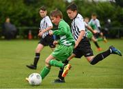 29 July 2018; Action from Evergreen against Arklow Town, during Ireland's premier underaged soccer tournament, the Volkswagen Junior Masters. The competition sees U13 teams from around Ireland compete for the title and a €2,500 prize for their club, over the days of July 28th and 29th, at AUL Complex in Dublin. Photo by Seb Daly/Sportsfile