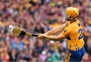 28 July 2018; Jason McCarthy of Clare scores whatwas the last and equalising score during the GAA Hurling All-Ireland Senior Championship semi-final match between Galway and Clare at Croke Park in Dublin. Photo by Ray McManus/Sportsfile