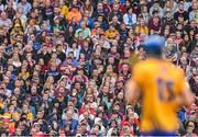 28 July 2018; Supporters of both team watch from the Hogan Stand during the GAA Hurling All-Ireland Senior Championship semi-final match between Galway and Clare at Croke Park in Dublin. Photo by Ray McManus/Sportsfile