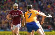 28 July 2018; Joe Canning of Galway awaits a pass  during the GAA Hurling All-Ireland Senior Championship semi-final match between Galway and Clare at Croke Park in Dublin. Photo by Ray McManus/Sportsfile