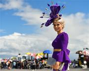 30 July 2018; Racegoer Corinna Hynes, from Beltra, Co Sligo prior to racing at the Galway Races Summer Festival 2018, in Ballybrit, Galway. Photo by Seb Daly/Sportsfile