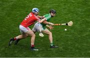 29 July 2018; Graeme Mulcahy of Limerick in action against Sean O'Donoghue of Cork during the GAA Hurling All-Ireland Senior Championship semi-final match between Cork and Limerick at Croke Park in Dublin. Photo by Brendan Moran/Sportsfile