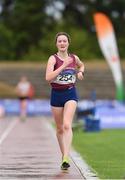 28 July 2018; Sarah Glennon of Mullingar Harriers A.C., Co. Westmeath, competing in the Senior Women 5km Walk event during the Irish Life Health National Senior T&F Championships Day 1 at Morton Stadium in Santry, Dublin. Photo by Sam Barnes/Sportsfile