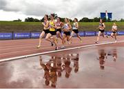 28 July 2018; A general view of the Senior Women 1500m during the Irish Life Health National Senior T&F Championships Day 1 at Morton Stadium in Santry, Dublin. Photo by Sam Barnes/Sportsfile