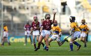 28 July 2018; Action during the INTO Cumann na mBunscol GAA Respect Exhibition Go Games at the GAA Hurling All-Ireland Senior Championship semi-final match between Galway and Clare at Croke Park in Dublin. Photo by David Fitzgerald/Sportsfile