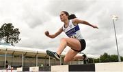 29 July 2018; Sara Treacy of Dunboyne A.C., Co. Wicklow, competing in the Senior Women 3000m S/C during the Irish Life Health National Senior T&F Championships Day 2 at Morton Stadium in Santry, Dublin. Photo by Sam Barnes/Sportsfile
