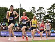 29 July 2018; Thomas Moran of Dunshaughlin A.C., Co. Meath, competing in the Senior Men 5000m during the Irish Life Health National Senior T&F Championships Day 2 at Morton Stadium in Santry, Dublin. Photo by Sam Barnes/Sportsfile