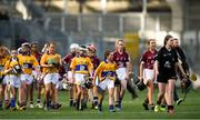 28 July 2018; Action during the INTO Cumann na mBunscol GAA Respect Exhibition Go Games at the GAA Hurling All-Ireland Senior Championship semi-final match between Galway and Clare at Croke Park in Dublin. Photo by David Fitzgerald/Sportsfile