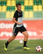 1 August 2018; Daniel Cleary during a Dundalk training session at the AEK Arena in Larnaca, Cyprus. Photo by Stephen McCarthy/Sportsfile