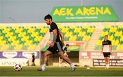 1 August 2018; Patrick Hoban during a Dundalk training session at the AEK Arena in Larnaca, Cyprus. Photo by Stephen McCarthy/Sportsfile