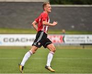 12 July 2018; Dean Shiels of Derry City during the UEFA Europa League 1st Qualifying Round First Leg match between Derry City and Dinamo Minsk at Brandywell Stadium in Derry. Photo by Oliver McVeigh/Sportsfile
