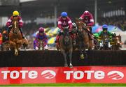 1 August 2018; A general view of the runners and riders during the TheTote.com Galway Plate Steeplechase Handicap during the Galway Races Summer Festival 2018, in Ballybrit, Galway. Photo by Seb Daly/Sportsfile