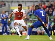 1 August 2018; Pierre-Emerick Aubameyang of Arsenal in action against Antonio Rüdiger of Chelsea during the International Champions Cup match between Arsenal and Chelsea at the Aviva Stadium in Dublin. Photo by Sam Barnes/Sportsfile
