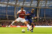 1 August 2018; Henrikh Mkhitaryan of Arsenal in action against Callum Hudson-Odoi of Chelsea during the International Champions Cup match between Arsenal and Chelsea at the Aviva Stadium in Dublin. Photo by Ramsey Cardy/Sportsfile