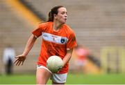 14 July 2018; Tiarna Grimes of Armagh during the TG4 All-Ireland Ladies Football Senior Championship Group 2 Round 1 match between Armagh and Monaghan at St Tiernach's Park, in Clones, Monaghan. Photo by Oliver McVeigh/Sportsfile