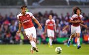 1 August 2018; Sokratis Papastathopoulos of Arsenal during the International Champions Cup match between Arsenal and Chelsea at the Aviva Stadium in Dublin. Photo by Ramsey Cardy/Sportsfile