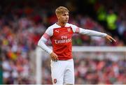 1 August 2018; Emile Smith Rowe of Arsenal during the International Champions Cup match between Arsenal and Chelsea at the Aviva Stadium in Dublin.  Photo by Sam Barnes/Sportsfile