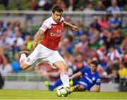 1 August 2018; Sokratis Papastathopoulos of Arsenal during the International Champions Cup match between Arsenal and Chelsea at the Aviva Stadium in Dublin.  Photo by Sam Barnes/Sportsfile