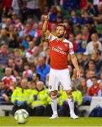 1 August 2018; Shkodran Mustafi of Arsenal during the International Champions Cup match between Arsenal and Chelsea at the Aviva Stadium in Dublin.  Photo by Sam Barnes/Sportsfile
