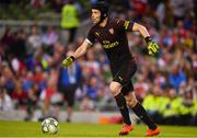 1 August 2018; Petr Cech of Arsenal during the International Champions Cup match between Arsenal and Chelsea at the Aviva Stadium in Dublin.  Photo by Sam Barnes/Sportsfile