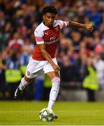 1 August 2018; Reiss Nelson of Arsenal during the International Champions Cup match between Arsenal and Chelsea at the Aviva Stadium in Dublin.  Photo by Sam Barnes/Sportsfile