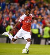 1 August 2018; Ainsley Maitland-Niles of Arsenal during the International Champions Cup match between Arsenal and Chelsea at the Aviva Stadium in Dublin.  Photo by Sam Barnes/Sportsfile