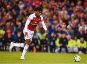 1 August 2018; Alex Iwobi of Arsenal during the International Champions Cup match between Arsenal and Chelsea at the Aviva Stadium in Dublin.  Photo by Sam Barnes/Sportsfile