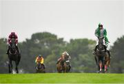 2 August 2018; Ruby Walsh, right, stands up from the saddle after winning the Guinness Beginners Steeplechase on Minella Beau during the Galway Races Summer Festival 2018, in Ballybrit, Galway. Photo by Seb Daly/Sportsfile