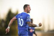 3 August 2018; Noel Hunt of Waterford celebrates after scoring his side's first goal during the SSE Airtricity League Premier Division match between Waterford and Cork City at the RSC in Waterford. Photo by Stephen McCarthy/Sportsfile