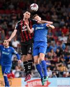 3 August 2018; Dinny Corcoran of Bohemians in action against Killian Brouder of Limerick during the SSE Airtricity League Premier Division match between Bohemians and Limerick at Dalymount Park in Dublin. Photo by Piaras Ó Mídheach/Sportsfile