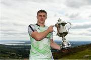 4 August 2018; Cillian Kiely of Offaly with Corn Setanta after winning the senior men's competition during the 2018 M Donnelly GAA All-Ireland Poc Fada Finals in the Annaverna Mountain, Ravensdale, Co Louth. Photo by Piaras Ó Mídheach/Sportsfile