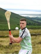 4 August 2018; Cillian Kiely of Offaly hits his last shot to win the senior men's competition during the 2018 M Donnelly GAA All-Ireland Poc Fada Finals in the Annaverna Mountain, Ravensdale, Co Louth. Photo by Piaras Ó Mídheach/Sportsfile