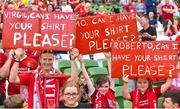 4 August 2018; Liverpool supporters prior to the Pre Season Friendly match between Liverpool and Napoli at the Aviva Stadium in Dublin. Photo by Seb Daly/Sportsfile