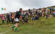 4 August 2018; Brendan Cummins of Tipperary looks on after taking his first shot during the 2018 M Donnelly GAA All-Ireland Poc Fada Finals in the Annaverna Mountain, Ravensdale, Co Louth. Photo by Piaras Ó Mídheach/Sportsfile