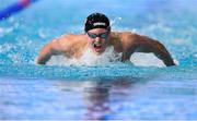 4 August 2018; Brendan Hyland of Ireland competing in the Mens 200m Butterfly semi-final during day three of the 2018 European Championships at Tollcross International Swimming Centre in Glasgow, Scotland. Photo by David Fitzgerald/Sportsfile