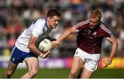 4 August 2018; Conor McManus of Monaghan in action against Declan Kyne of Galway during the GAA Football All-Ireland Senior Championship Quarter-Final Group 1 Phase 3 match between Galway and Monaghan at Pearse Stadium in Galway. Photo by Diarmuid Greene/Sportsfile