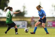 4 August 2018; Rachel Doyle of UCD Waves in action against Eleanor Ryan Doyle of Peamount United during the Continental Tyres Women's National League match between Peamount United and UCD Waves at Greenogue in Newcastle, Dublin. Photo by Eóin Noonan/Sportsfile