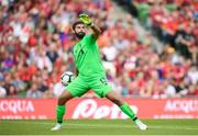 4 August 2018; Alisson Becker of Liverpool during the Pre Season Friendly match between Liverpool and Napoli at the Aviva Stadium in Dublin. Photo by Stephen McCarthy/Sportsfile