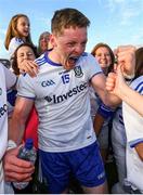 4 August 2018; Conor McManus of Monaghan celebrates following his side's victory in the GAA Football All-Ireland Senior Championship Quarter-Final Group 1 Phase 3 match between Galway and Monaghan at Pearse Stadium in Galway. Photo by Ramsey Cardy/Sportsfile