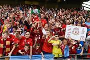 4 August 2018; Liverpool supporters appeal to players following the Pre Season Friendly match between Liverpool and Napoli at the Aviva Stadium in Dublin. Photo by Stephen McCarthy/Sportsfile